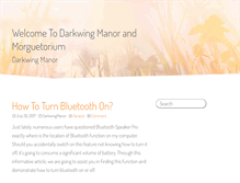 Tablet Screenshot of darkwing-manor.com